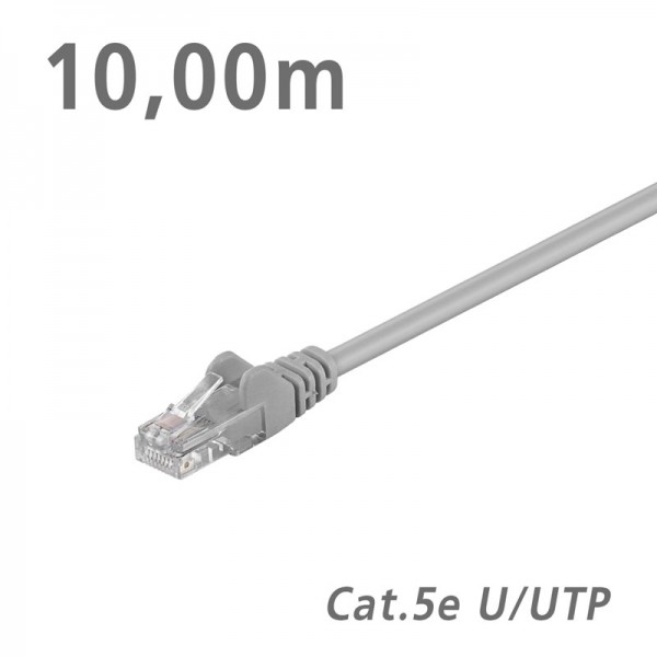 Edision 68347 ΚΑΛΩΔΙΟ Patch Cat.5e U/UTP Grey 10.0m